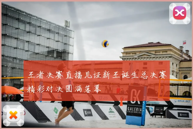 王者决赛直播见证新王诞生总决赛精彩对决圆满落幕